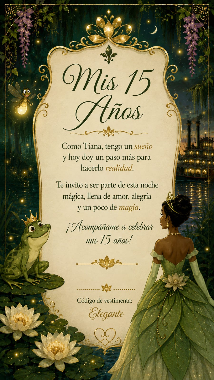 Mis 15 años - Princesa Tiana
